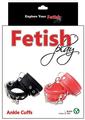 Load image into Gallery viewer, Fetish Play Ankle Cuffs Vegan Leather
