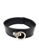Load image into Gallery viewer, Fetish Play Collar Vegan Leather - Black
