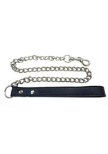 Load image into Gallery viewer, Fetish Play Lead Collar Vegan Leather - Black
