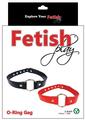 Load image into Gallery viewer, Fetish Play O-Ring Gag Vegan Leather
