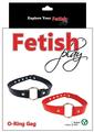Load image into Gallery viewer, Fetish Play O-Ring Gag Vegan Leather
