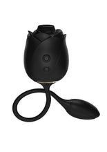 Load image into Gallery viewer, Fifty Shades Of Grey Dark Blushing Rose Rechargeable Silicone Clitoral Stimulator - Black

