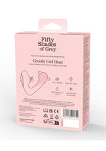 Load image into Gallery viewer, Fifty Shades Of Grey Greedy Girl Duet Rechargeable Silicone Dual Stimulator
