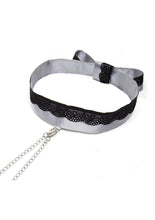 Load image into Gallery viewer, Fifty Shades Of Grey Play Nice Satin and Lace Collar Andamp; Nipple Clamps
