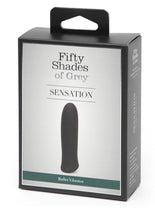 Load image into Gallery viewer, Fifty Shades Of Grey Sensation Rechargeable Silicone Bullet Vibrator - Black
