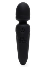 Load image into Gallery viewer, Fifty Shades Of Grey Sensation Rechargeable Silicone Mini Wand Vibrator - Black
