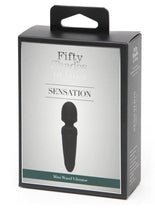 Load image into Gallery viewer, Fifty Shades Of Grey Sensation Rechargeable Silicone Mini Wand Vibrator - Black
