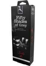 Load image into Gallery viewer, Fifty Shades Of Grey Totally His Soft Handcuffs - Silver
