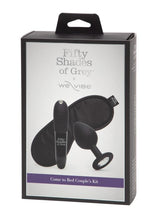 Load image into Gallery viewer, Fifty Shades Of Grey X We-Vibe Come to Bed Rechargeable Silicone Couples Kit - Black
