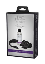 Load image into Gallery viewer, Fifty Shades Of Grey X We-Vibe Moving As One Rechargeable Silicone Couples Kit - Black
