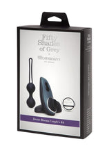 Load image into Gallery viewer, Fifty Shades Of Grey X Womanizer Desire Blooms Rechargeable Silicone Kit - Black
