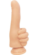Load image into Gallery viewer, Finger Fest Thumbs Up Silicone Dildo - Vanilla
