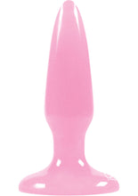 Load image into Gallery viewer, Firefly Pleasure Plug Butt Plug - Glow In The Dark/Pink
