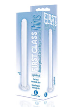 Load image into Gallery viewer, First Glass Thins Cylindrical Glass Plug - Clear
