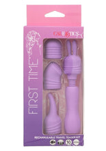 Load image into Gallery viewer, First Time Rechargeable Silicone Travel Teaser Kit - Purple
