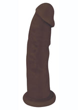 Load image into Gallery viewer, Fleshstixxx Dual Density Silicone Bendable Dong - Chocolate - 9in
