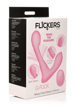 Load image into Gallery viewer, Flickers G-Flick Flicking G-Spot Rechargeable Silicone Vibrator with Remote - Pink
