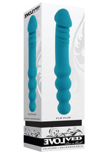 Load image into Gallery viewer, Flip Flop Rechargeable Silicone Dual End Vibrator - Blue
