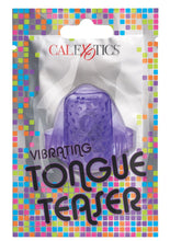 Load image into Gallery viewer, Foil Pack Vibrating Tongue Teaser - Purple
