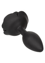Load image into Gallery viewer, Forbidden Rose Silicone Anal Plug - Black - Large
