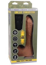 Load image into Gallery viewer, Fort Troff's Uncut Thruster Rechargeable Silicone Mini Machine - Caramel

