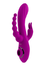 Load image into Gallery viewer, Fourgasm Rechargeable Silicone Multi Stimulator - Purple
