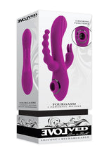 Load image into Gallery viewer, Fourgasm Rechargeable Silicone Multi Stimulator - Purple
