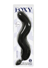 Load image into Gallery viewer, Foxy Silicone Fox Tail Butt Plug - Black
