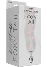 Load image into Gallery viewer, Foxy Tail Silicone Butt Plug - White
