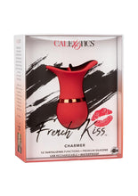 Load image into Gallery viewer, French Kiss Charmer Silicone Clitoral Stimulator - Red
