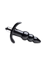 Load image into Gallery viewer, Frisky Bubbling Noir Ribbed Anal Plug
