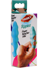 Load image into Gallery viewer, Frisky Finger Bang'her Vibrator - Blue/Teal
