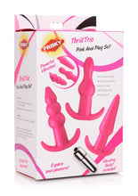 Load image into Gallery viewer, Frisky Thrill Trio Anal Plug - Pink - Set
