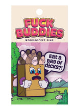 Load image into Gallery viewer, Fuck Buddies Bag Of Dicks Enamel Pin
