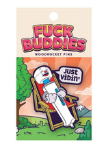Load image into Gallery viewer, Fuck Buddies Just Vibin&#39; Enamel Pin
