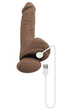 Load image into Gallery viewer, Full Monty Silicone Rechargeable Realistic Dildo with Remote
