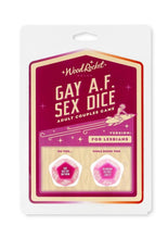 Load image into Gallery viewer, Gay AF Sex Dice: Lesbian
