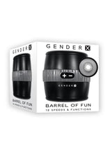 Load image into Gallery viewer, Gender X Barrel Of Fun Double Side Stroker - Black
