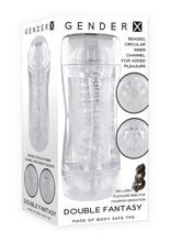 Load image into Gallery viewer, Gender X Double Fantasy Dual End Stroker - Clear
