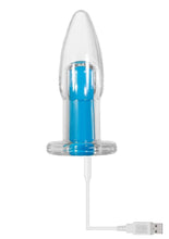 Load image into Gallery viewer, Gender X Electric Blue Silicone Rechargeable Vibrator with Remote Control
