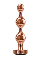 Load image into Gallery viewer, Gender X Gold Digger Anal Plug - Black/Rose Gold - Medium
