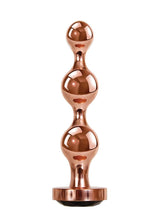 Load image into Gallery viewer, Gender X Gold Digger Anal Plug - Black/Rose Gold - Small

