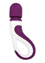 Load image into Gallery viewer, Gender X Handle It Rechargeable Silicone Wand Vibrator - Purple/White
