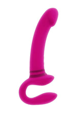 Load image into Gallery viewer, Gender X Sharing Is Caring Rechargeable Silicone Dual Vibrator - Pink
