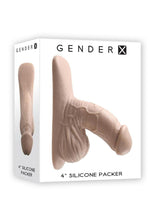 Load image into Gallery viewer, Gender X Silicone Packer Dildo - Vanilla - 4in
