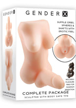 Load image into Gallery viewer, Gender X The Complete Package Full Body Textured Stroker - Vanilla
