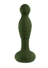 Load image into Gallery viewer, Gender X The General Rechargeable Silicone Vibrator with Remote - Green
