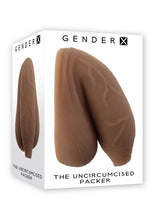 Load image into Gallery viewer, Gender X Tpe Uncircumsized Packer Dildo - Chocolate
