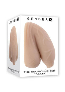 Gender X Tpe Uncircumsized Packer Dildo - Vanilla