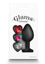 Load image into Gallery viewer, Glams Xchange Heart Silicone Anal Plug

